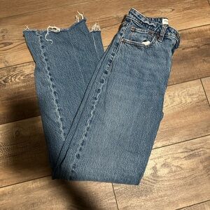 Abercrombie & Fitch Blue Straight Leg Jeans